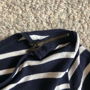 3/4quarter length stripped long sleeve